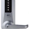 KABA Ilco Simplex 5000 Series Heavy Duty Mechanical Push-Button Door Lockset (Schlage C Keyway, Dull Chrome)