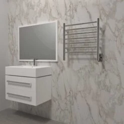 Amba Radiant Plug-in Or Hardwired Small Straight Towel Warmer - 20-3/8" (518mm)W X 21-1/4" (540mm)H- Wall Mounted (Polished Stainless Steel) 8 Amba Radiant Plug-in Or Hardwired Small Straight Towel Warmer - 20-3/8" (518mm)W X 21-1/4" (540mm)H- Wall Mounted (Polished Stainless Steel) -Amerock Sales Shop ATW RWHS SP beauty 2 big