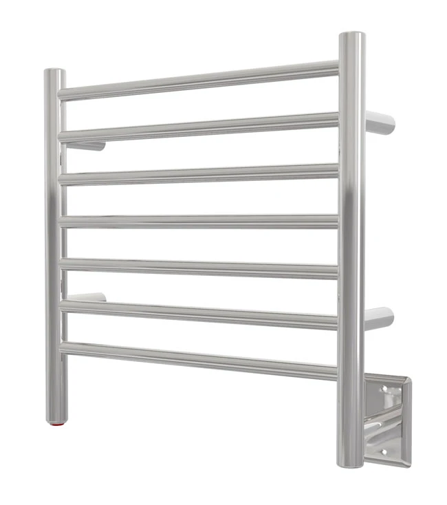 Amba Radiant Plug-in Or Hardwired Small Straight Towel Warmer - 20-3/8" (518mm)W X 21-1/4" (540mm)H- Wall Mounted (Polished Stainless Steel) 1 Amba Radiant Plug-in Or Hardwired Small Straight Towel Warmer - 20-3/8" (518mm)W X 21-1/4" (540mm)H- Wall Mounted (Polished Stainless Steel)