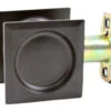 Sure-Loc Square Pocket Door Passage Latch - EACH (Matte Black)