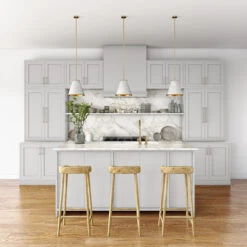 Atlas Homewares Erika 6-5/16" (160mm) Center-to-Center Pull (Brushed Nickel) -Amerock Sales Shop ahw a624 brn 3 big