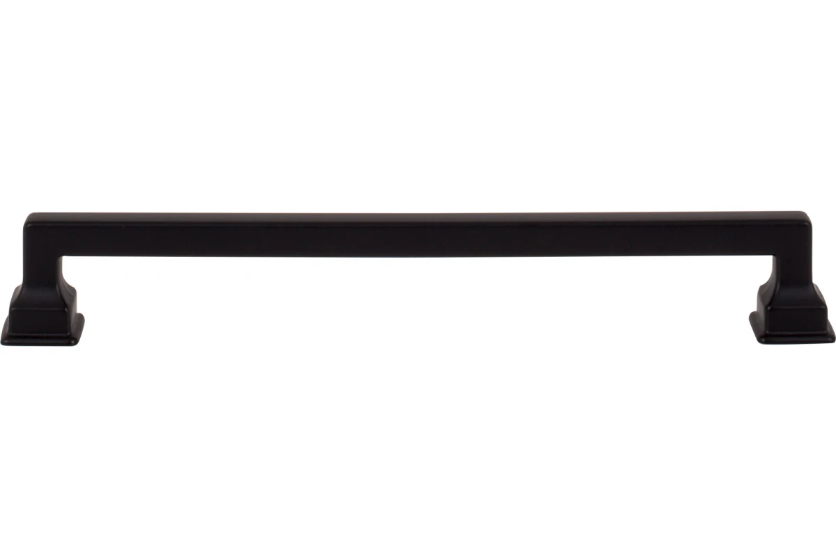 Atlas Homewares Erika 7-9/16" (192mm) Center-to-Center Pull (Matte Black) 2 Atlas Homewares Erika 7-9/16" (192mm) Center-to-Center Pull (Matte Black) - Image 2