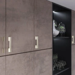 Atlas Homewares Atwood 6-5/16" (160mm) Center-to-Center Cabinet Pull (Brushed Nickel) -Amerock Sales Shop ahw a632 brn 4 big