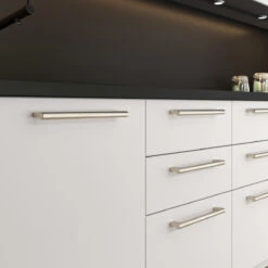 Atlas Homewares Whittier 8-13/16" (224mm) Center-to-Center Pull (Brushed Nickel) -Amerock Sales Shop ahw a656 brn 4 big