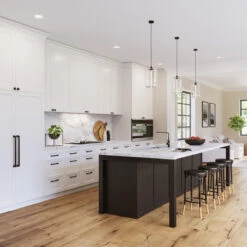 Atlas Homewares Sweetbriar Lane 12" (305mm) Center-to-Center Pull (Matte Black) -Amerock Sales Shop ahw a668 bl 3 big