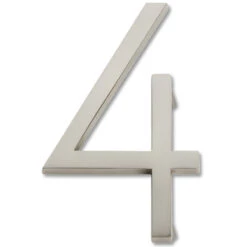 Atlas Homewares Avalon 6" (152mm) House Numbers - (Brushed Nickel) -Amerock Sales Shop ahw avn4 brn big