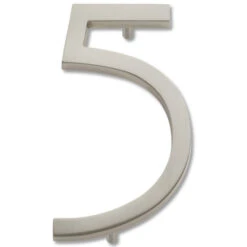 Atlas Homewares Avalon 6" (152mm) House Numbers - (Brushed Nickel) -Amerock Sales Shop ahw avn5 brn big 1