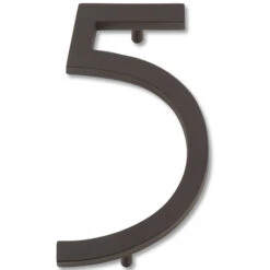 Atlas Homewares Avalon 6" (152mm) House Numbers - (Matte Black) -Amerock Sales Shop ahw avn5 o big