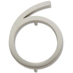 Atlas Homewares Avalon 6" (152mm) House Numbers - (Brushed Nickel) -Amerock Sales Shop ahw avn6 brn big
