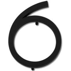 Atlas Homewares Avalon 6" (152mm) House Numbers - (Matte Black) -Amerock Sales Shop ahw avn6 l bl big