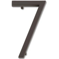 Atlas Homewares Avalon 6" (152mm) House Numbers - (Matte Black) -Amerock Sales Shop ahw avn7 o big