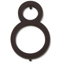 Atlas Homewares Avalon 6" (152mm) House Numbers - (Matte Black) -Amerock Sales Shop ahw avn8 o big