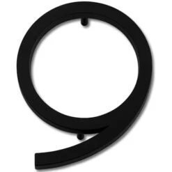 Atlas Homewares Avalon 6" (152mm) House Numbers - (Matte Black) -Amerock Sales Shop ahw avn9 l bl big