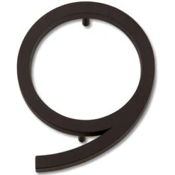 Atlas Homewares Avalon 6" (152mm) House Numbers - (Matte Black) -Amerock Sales Shop ahw avn9 o big