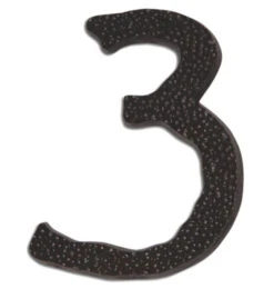 Atlas Homewares Jagged Hammered 5-1/2" (140mm) House Numbers - (Aged Bronze) -Amerock Sales Shop ahw hn3l o big 1