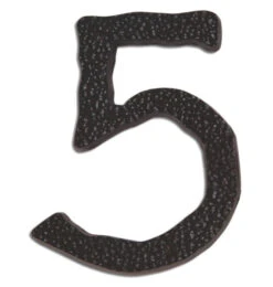 Atlas Homewares Jagged Hammered 5-1/2" (140mm) House Numbers - (Aged Bronze) -Amerock Sales Shop ahw hn5l o big 1