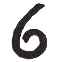 Atlas Homewares Jagged Hammered 5-1/2" (140mm) House Numbers - (Aged Bronze) -Amerock Sales Shop ahw hn6l o big 1