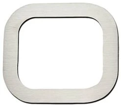Atlas Homewares Paragon 4" (102mm) House Numbers & Letters, Adhesive Mount - (Brushed Stainless Steel)