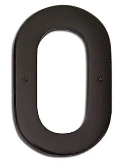 Atlas Homewares Mission 5-1/2" (140mm) House Numbers (Oil Rubbed Bronze)