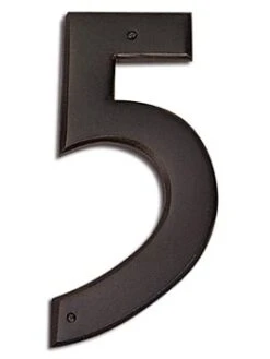 Atlas Homewares Mission 5-1/2" (140mm) House Numbers (Oil Rubbed Bronze) -Amerock Sales Shop ahw rcn5 o huge
