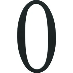 Atlas Homewares Traditionalist 6" (152mm) House Numbers - (Black) -Amerock Sales Shop ahw trn0 bl big 1