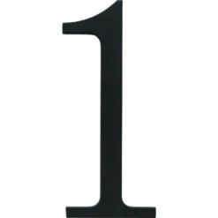 Atlas Homewares Traditionalist 6" (152mm) House Numbers - (Black) -Amerock Sales Shop ahw trn1 bl big 1