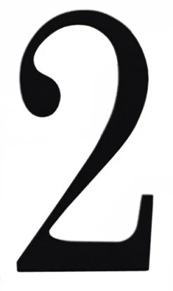 Atlas Homewares Traditionalist 6" (152mm) House Numbers - (Black) -Amerock Sales Shop ahw trn2 bl big