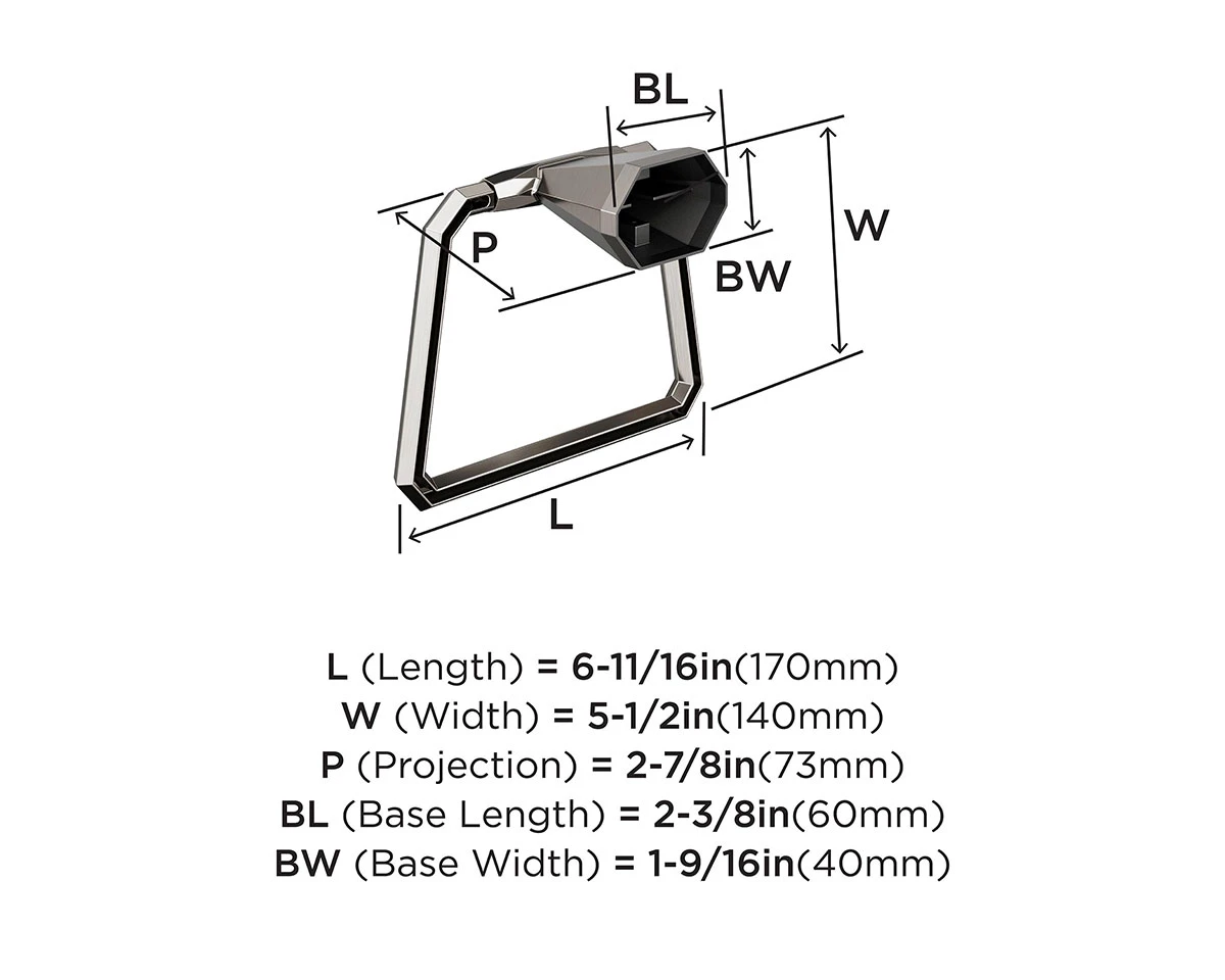 Amerock St. Vincent Towel Ring 8 Amerock St. Vincent Towel Ring - Image 8