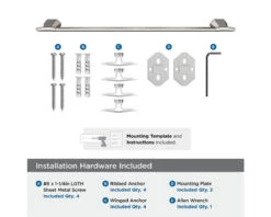 Amerock St. Vincent 24" (610mm) Towel Bar -Amerock Sales Shop ame bh36044g10 hardware big