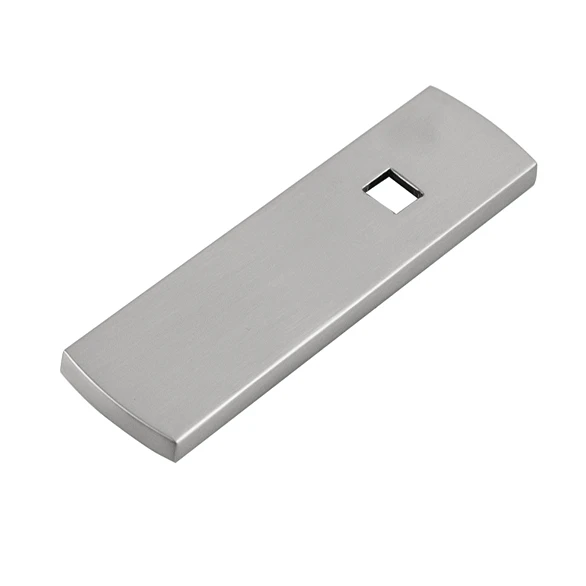 Belwith Keeler Bijou Astoria 3-1/2" (89mm) Backplate (Satin Nickel) 2 Belwith Keeler Bijou Astoria 3-1/2" (89mm) Backplate (Satin Nickel) - Image 2