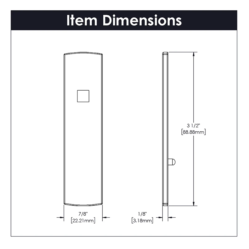 Belwith Keeler Bijou Astoria 3-1/2" (89mm) Backplate (Satin Nickel) 4 Belwith Keeler Bijou Astoria 3-1/2" (89mm) Backplate (Satin Nickel) - Image 4