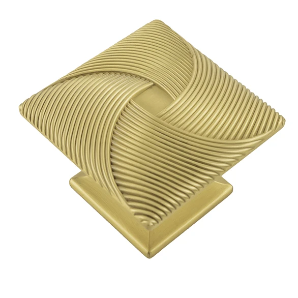 Belwith Keeler Bijou Tempest 3-1/2" (89mm) Cabinet Knob (Brushed Golden Brass) 1 Belwith Keeler Bijou Tempest 3-1/2" (89mm) Cabinet Knob (Brushed Golden Brass)