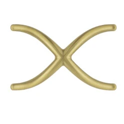 Belwith Keeler Bijou X 4-3/4" (121mm) Cabinet Knob (Brushed Golden Brass)