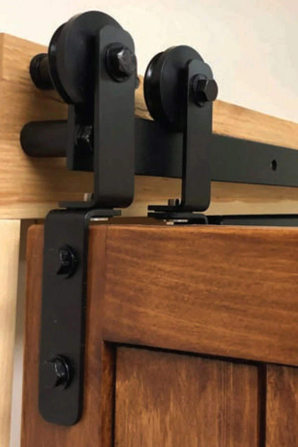 BarnFold 2-Panel 28" (711mm) Bi-Fold Barn Door Track Set - (50 Lb.) 3 BarnFold 2-Panel 28" (711mm) Bi-Fold Barn Door Track Set - (50 Lb.) - Image 3