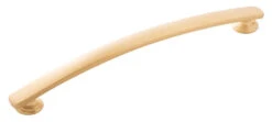Hickory Hardware American Diner 8-13/16" (224mm) Center-to-Center Cabinet Pull (Brushed Golden Brass)
