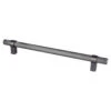 Berenson Radial Reign 8-13/16" (224mm) Center-to-Center Cabinet Pull (Slate)
