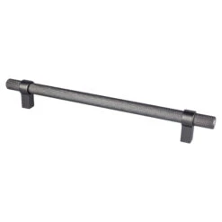 Berenson Radial Reign 8-13/16" (224mm) Center-to-Center Cabinet Pull (Slate)