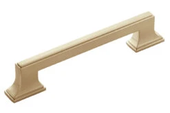Belwith-Keeler Brownstone 6-5/16" (160mm) Center-to-Center Cabinet Pull (Champagne Bronze)