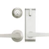 Brinks SF232 Interconnect Deadbolt Lock - Anna Lever Interior Trim (SC1 Schlage Keyway)