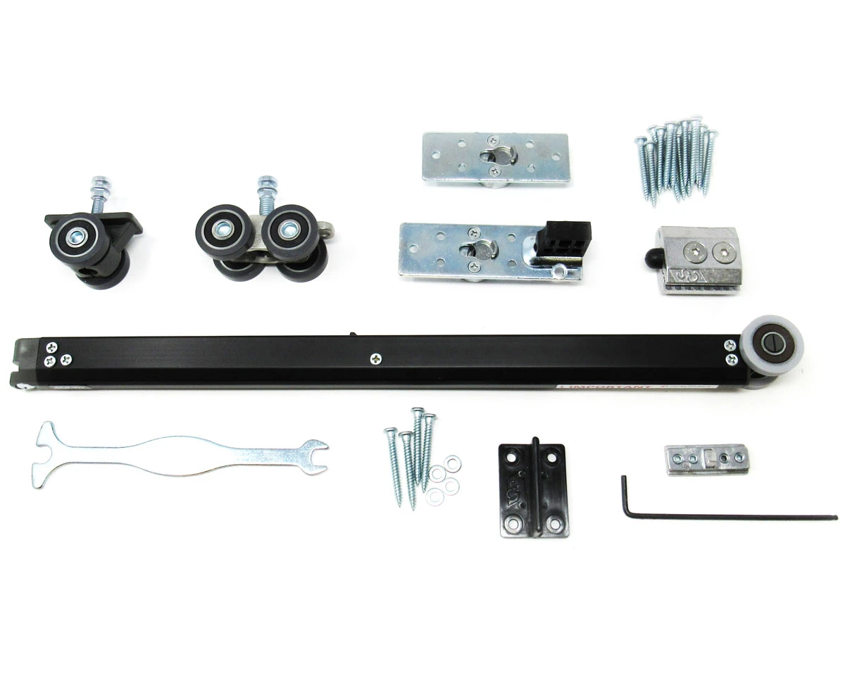 Cavity Sliders SofStop Carriage Pack W/Single Soft-Close And One Track Stop, For Doors Up To 176lbs, 28" Min. Door Width 2 Cavity Sliders SofStop Carriage Pack W/Single Soft-Close And One Track Stop, For Doors Up To 176lbs, 28" Min. Door Width - Image 2