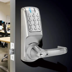Codelock CL5210 Heavy-Duty Electronic Push-Button Keyless Commercial Lockset 12 Codelock CL5210 Heavy-Duty Electronic Push-Button Keyless Commercial Lockset -Amerock Sales Shop cod cl5210 3 big