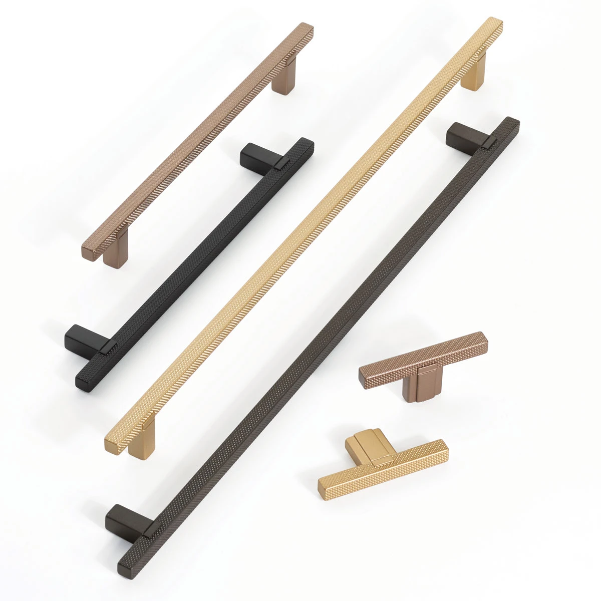 Schaub And Company Quadrato 12-5/8" (321mm) Center-to-Center Cabinet Pull (Gun Metal) 4 Schaub And Company Quadrato 12-5/8" (321mm) Center-to-Center Cabinet Pull (Gun Metal) - Image 4