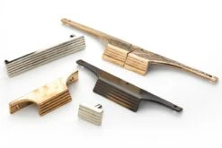 Schaub And Company Stradella 8" (203mm) Cabinet Edge Pull (Polished White Bronze) -Amerock Sales Shop collect schaub stradella vbc big