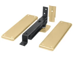 Deltana Double Acting Spring Pivot - Set (Satin Brass)