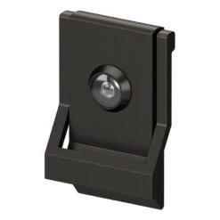 Deltana Modern Door Knocker With UL Door Viewer (Oil Rubbed Bronze)