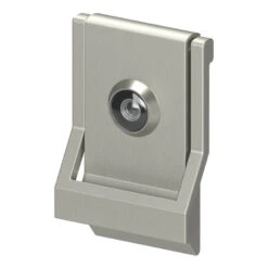 Deltana Modern Door Knocker With UL Door Viewer (Satin Nickel)