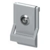 Deltana Modern Door Knocker With UL Door Viewer (Brushed Chrome)