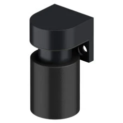 Deltana Modern 2" (51mm) Magnetic Door Stop & Holder (Flat Black)