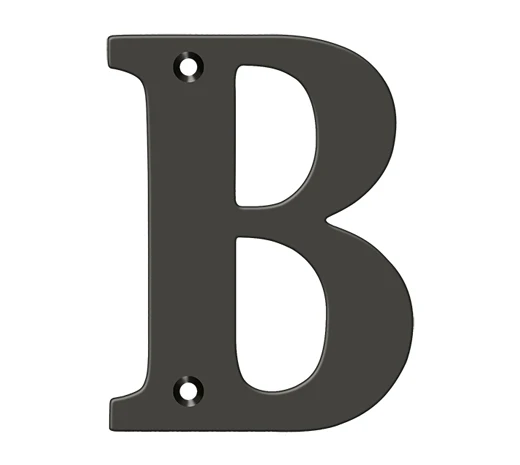 Deltana 4" (102mm) Solid Brass House Letters - (Oil Rubbed Bronze) 2 Deltana 4" (102mm) Solid Brass House Letters - (Oil Rubbed Bronze) - Image 2