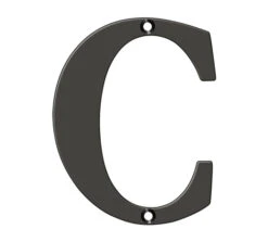 Deltana 4" (102mm) Solid Brass House Letters - (Oil Rubbed Bronze) 22 Deltana 4" (102mm) Solid Brass House Letters - (Oil Rubbed Bronze) -Amerock Sales Shop del rl4c 10b big